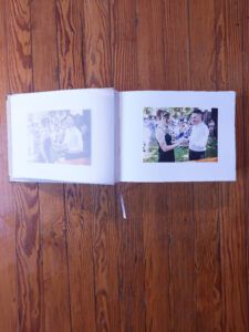 álbum de fotos de boda personalizado