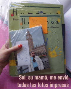 Archivo familiar antes del proyecto con fotos sueltas en sobres